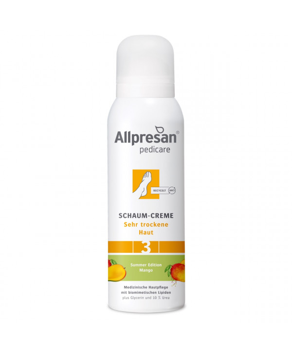Крем-піна для дуже сухої шкіри стоп з ароматом Манго Allpresan Foot Special No. 3 Foam Cream, 125 мл