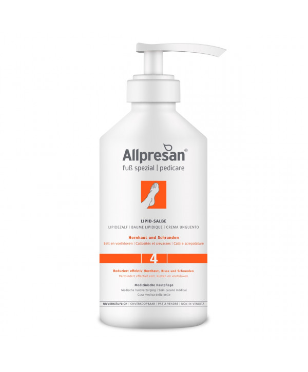 Ліпідна мазь для мозолистої та потрісканої шкіри стоп Allpresan Foot Special No. 4 Lipid Ointment, 500 мл