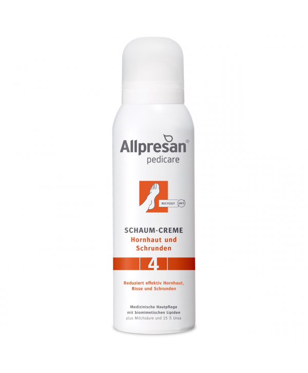 Крем-піна для потрісканої шкіри стоп Allpresan Foot Special No. 4 Foam Cream, 125 мл