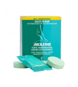 Растворимые таблетки освежающая ванна Akileine, 7х12г
